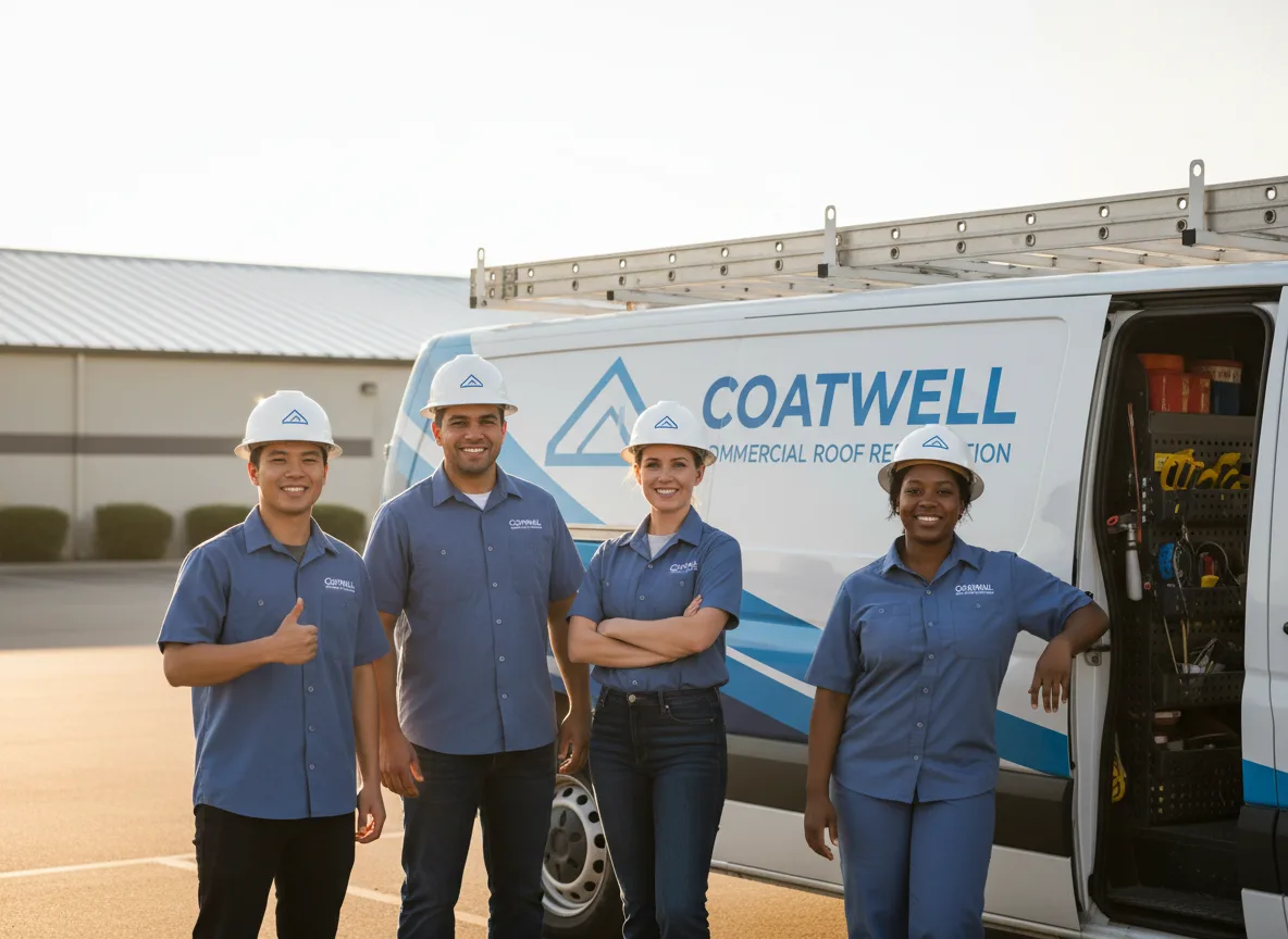 Commercial roof coating company in Shadyside, OH
